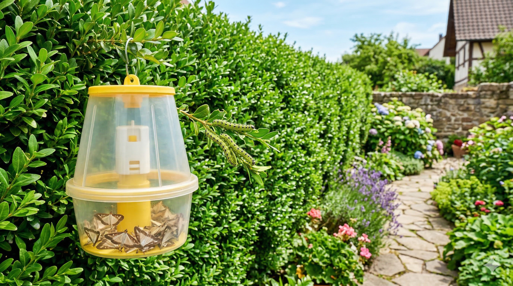 Falle Buchsbaumzünsler: So schützen Sie Ihre Hecken effektiv vor dem Schädling