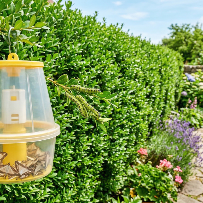 Falle Buchsbaumzünsler: So schützen Sie Ihre Hecken effektiv vor dem Schädling