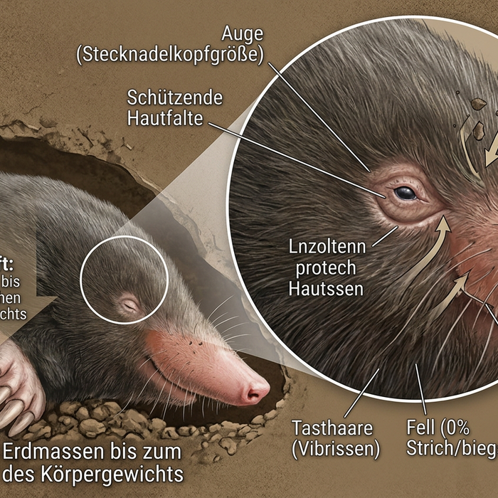 Schutzmechanismen des Maulwurf-Auges