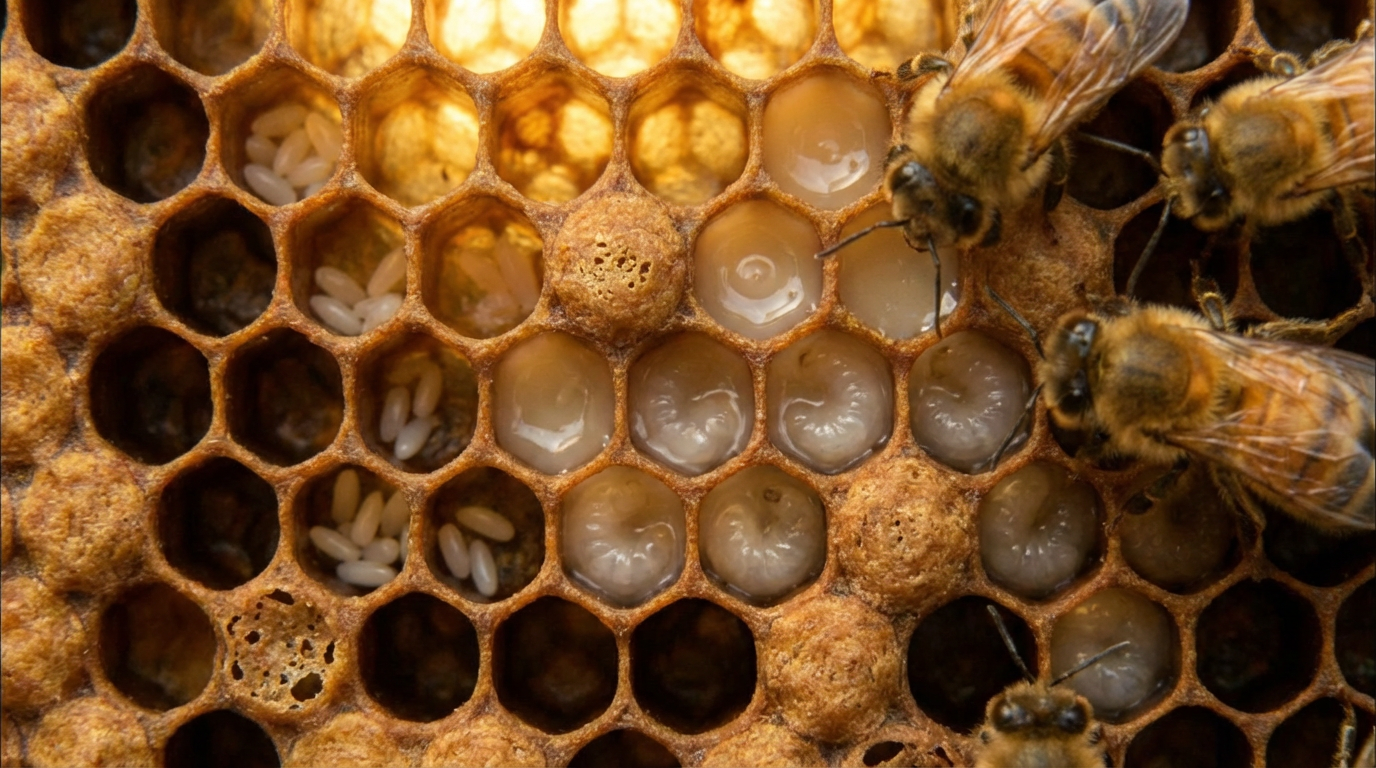 Bienen Entwicklung: Vom Ei zur Biene  Lebenszyklus erklrt  Silberkraft