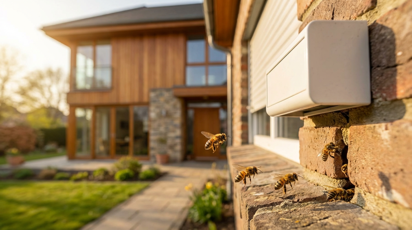 Bienen vertreiben: Sanfte Methoden ohne Nestbau zu fördern
