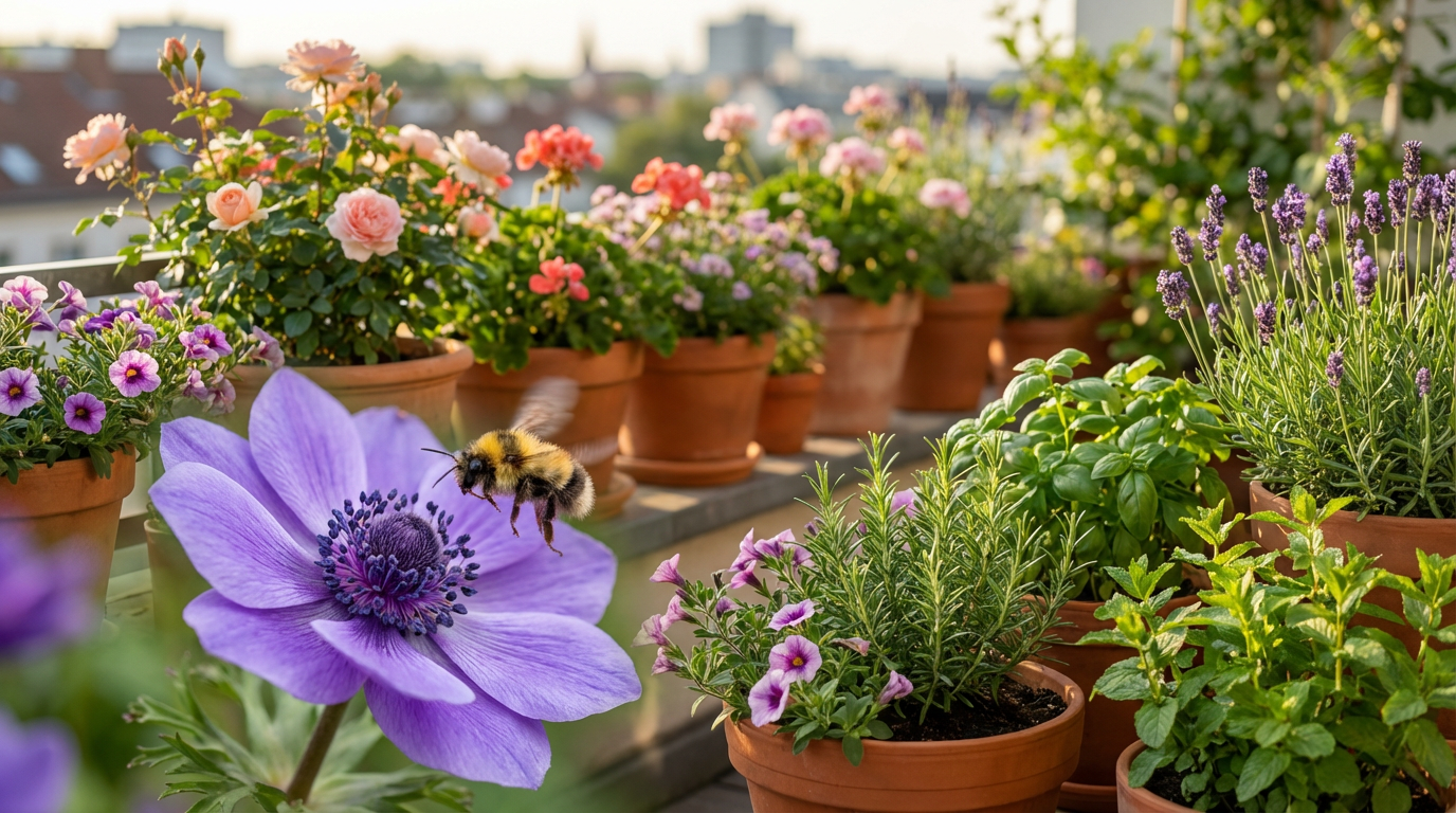 Balkon Bienen: So lockst du Wildbienen auf den Balkon