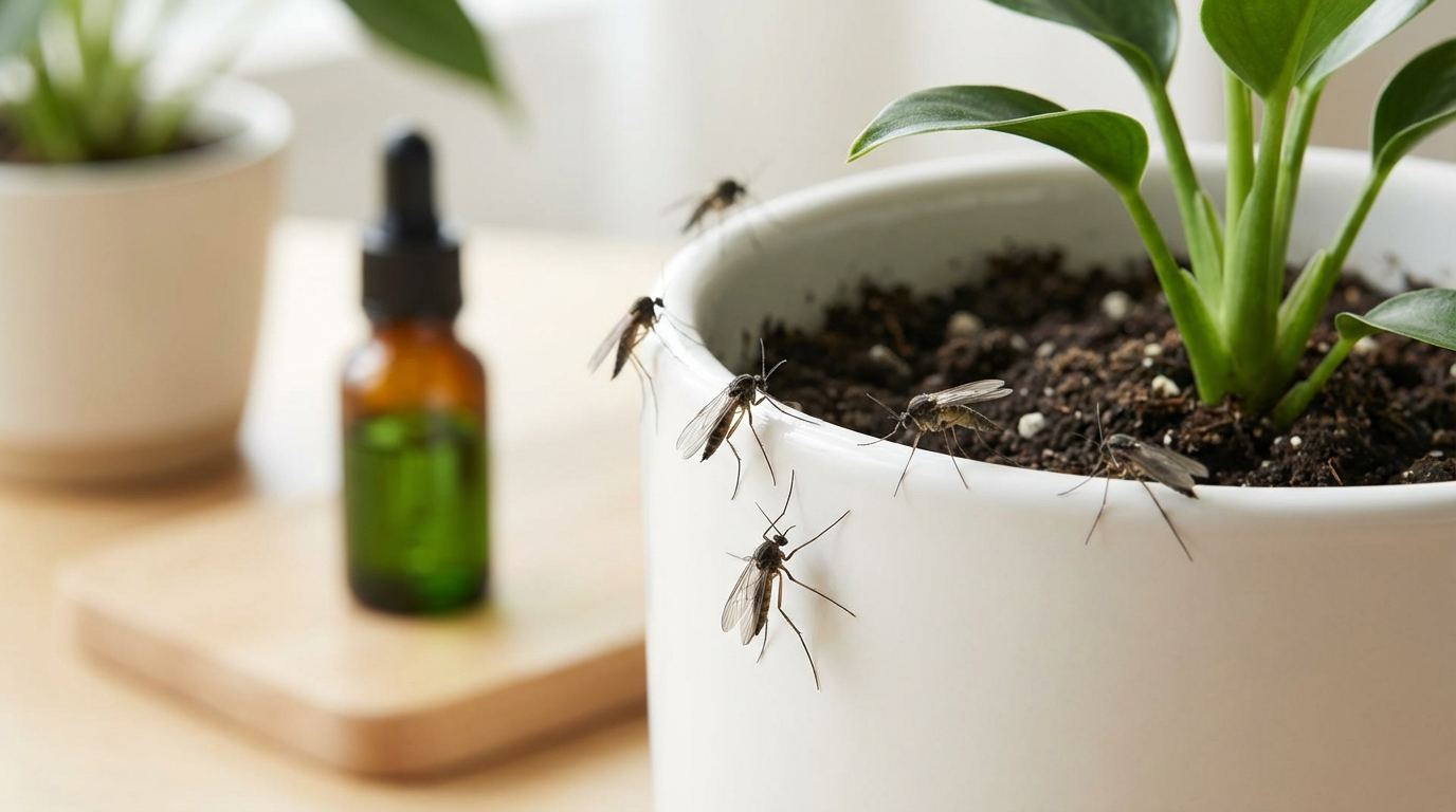 Teebaumöl gegen Trauermücken