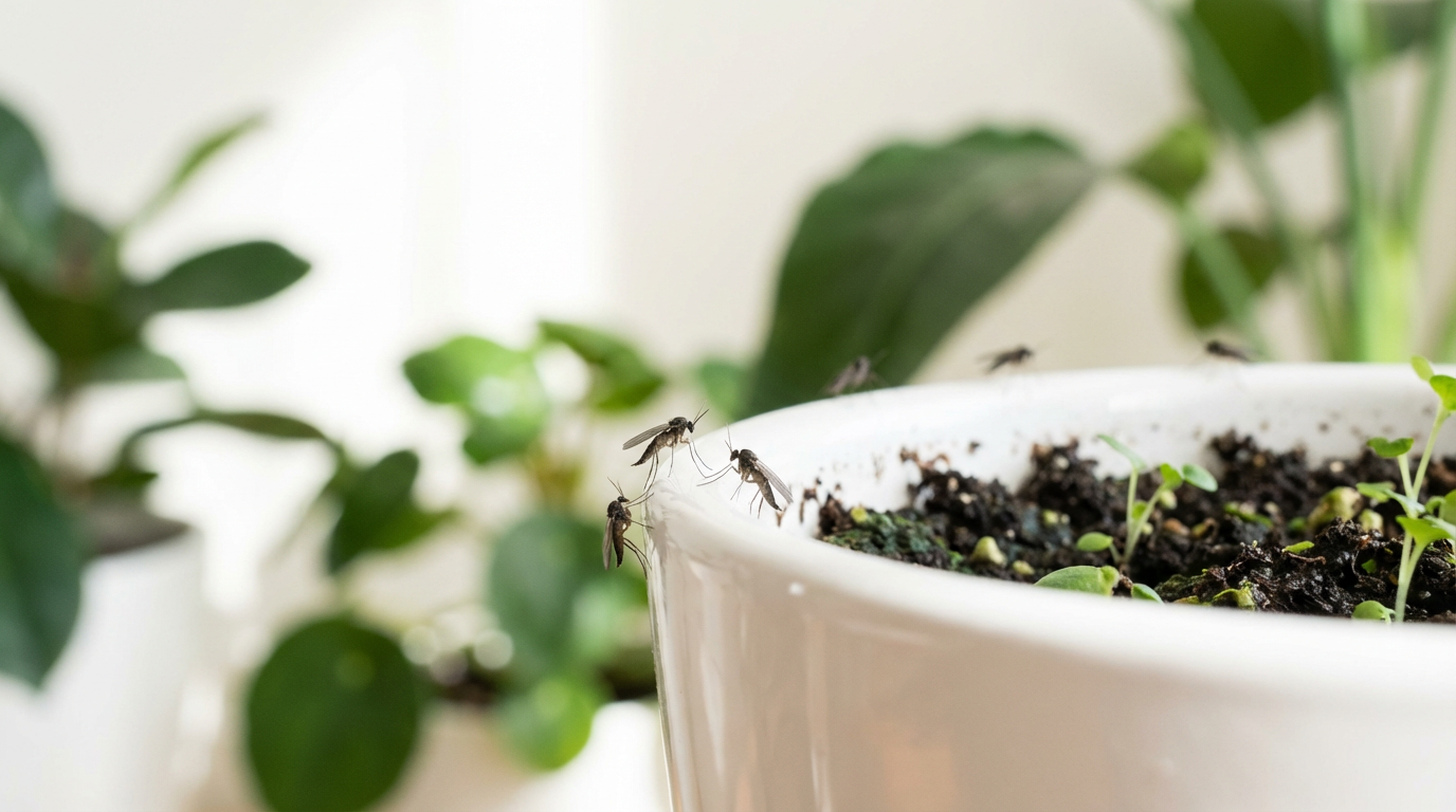 Trauermücken loswerden - Was hilft gegen Trauermücken