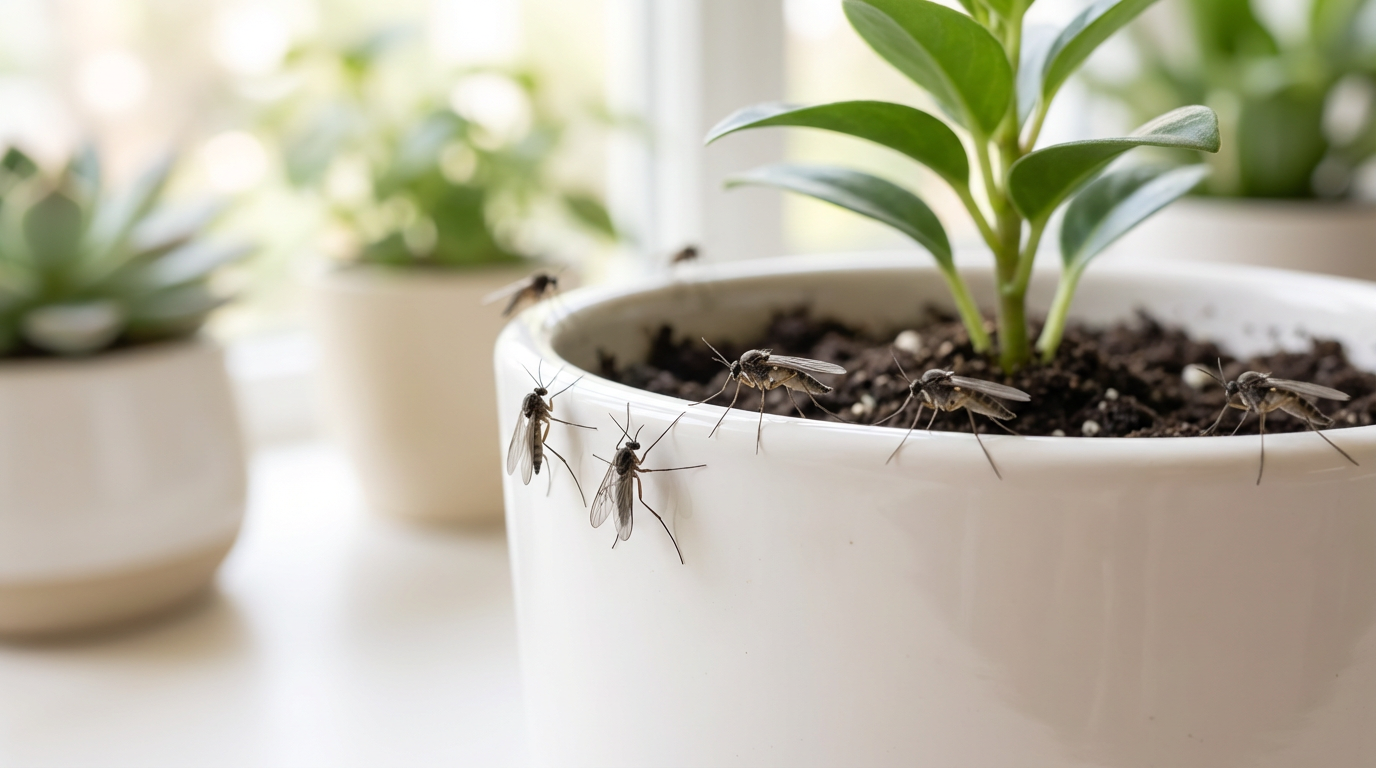 Trauermücken oder Fruchtfliegen?