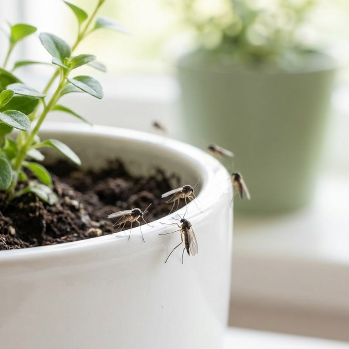 Kleine schwarze Fliegen keine Trauermücken