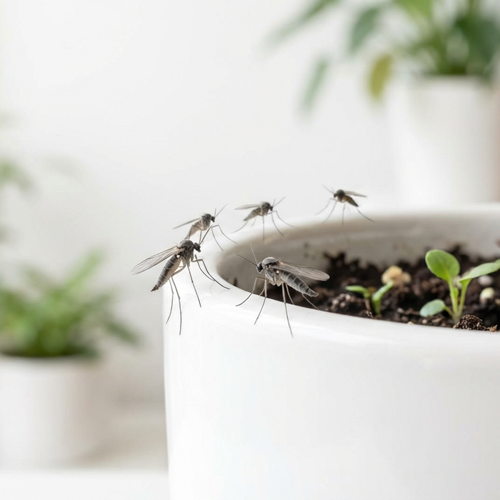Stechen Trauermücken?