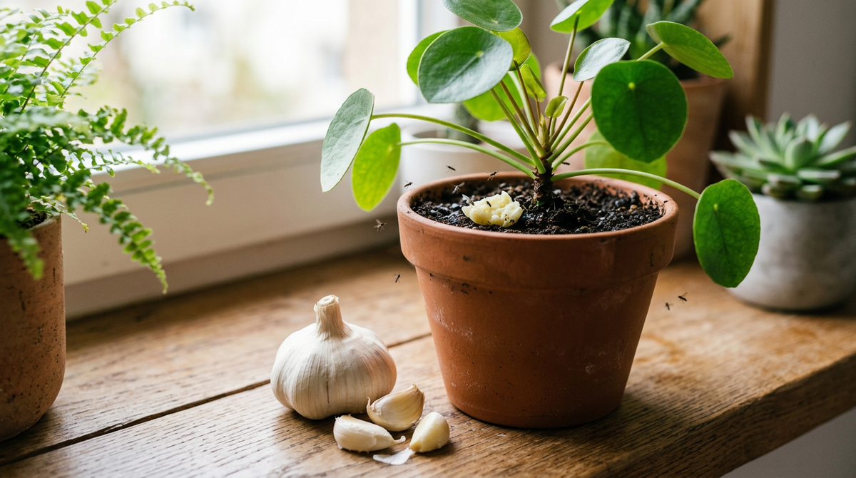 Knoblauch gegen Trauermcken  Silberkraft