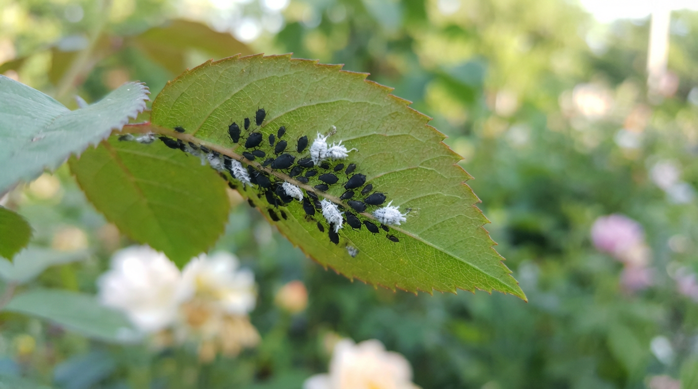 Schwarze Blattläuse / weiße Blattläuse: Unterschiede erkennen & natürlich bekämpfen – Tipps