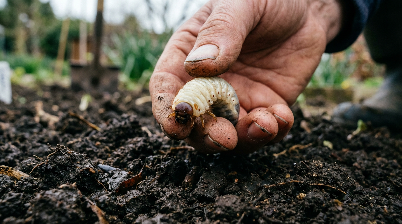 Engerlinge in der Erde: Schdlinge erkennen und biologisch bekmpfen   Silberkraft