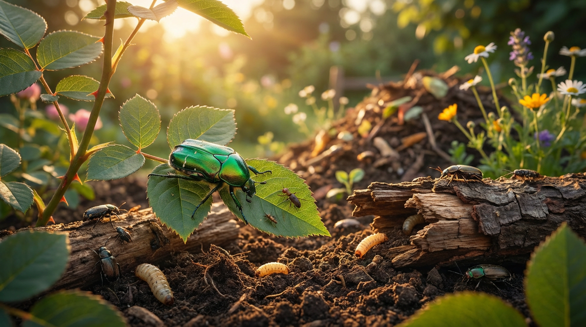 Grüner Junikäfer: Erkennung, Biologie und effektive Bekämpfung ...
