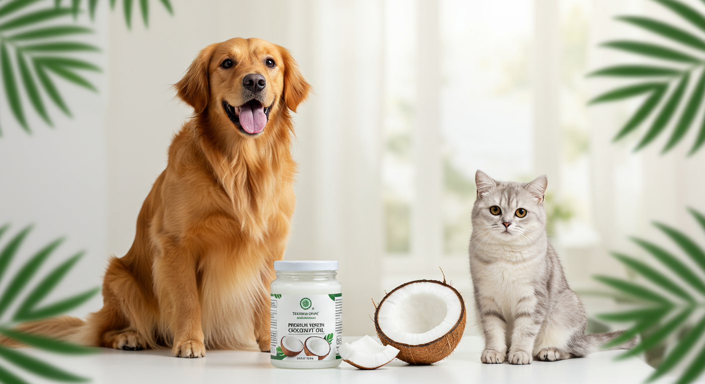 Hilft Kokosöl gegen Flöhe bei Hunden und Katzen?