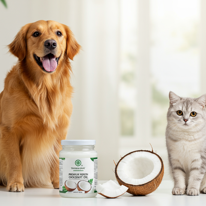 Hilft Kokosöl gegen Flöhe bei Hunden und Katzen?