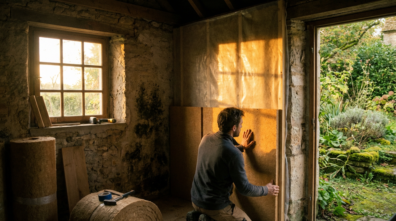 Innendämmung und Schimmel: Risiken vermeiden & richtig dämmen