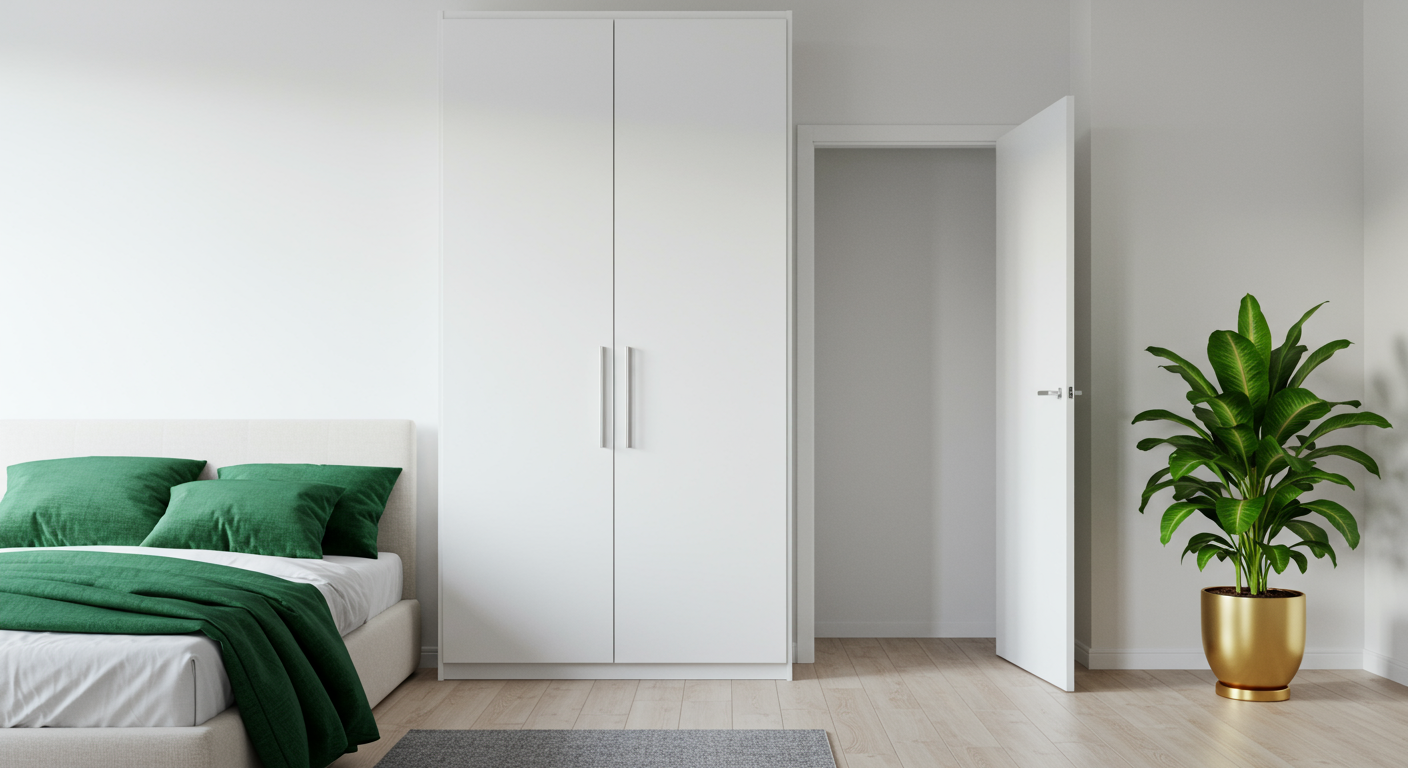 Schimmel hinter dem Schrank: Ursachen und Loesung