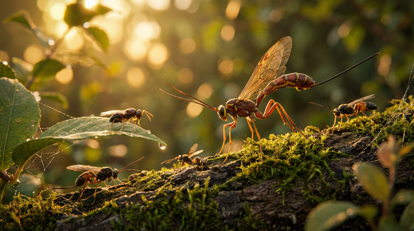 Schlupfwespen Größenvergleich: Von Mikro-Helfern bis zu Riesen