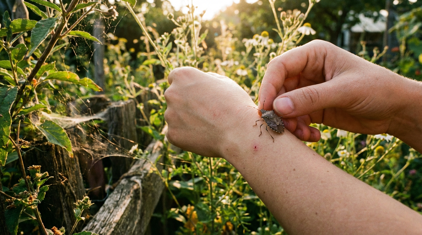 Stinkwanzen Biss: Können die Insekten Menschen stechen?