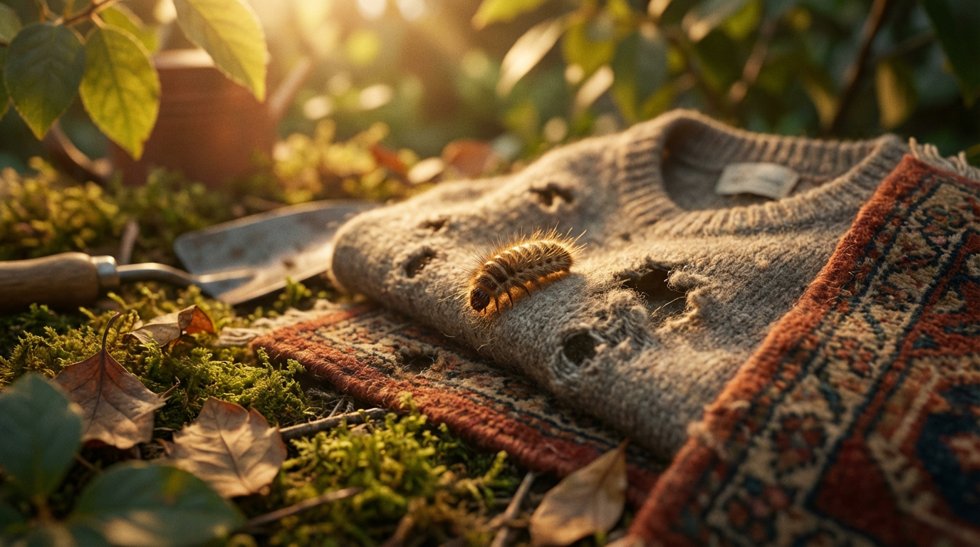 Teppichkäfer Larve gefährlich: Risiken für Gesundheit und Textilien erkennen