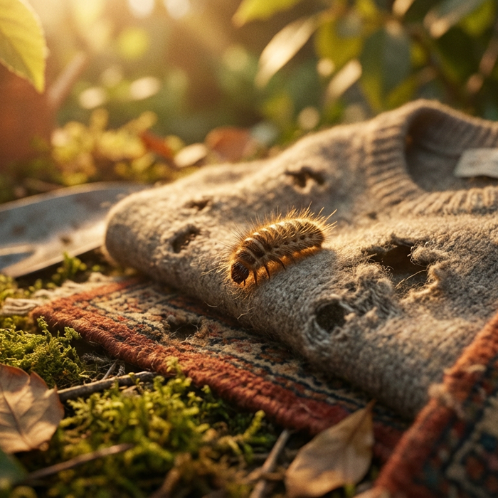 Teppichkäfer Larve gefährlich: Risiken für Gesundheit und Textilien erkennen