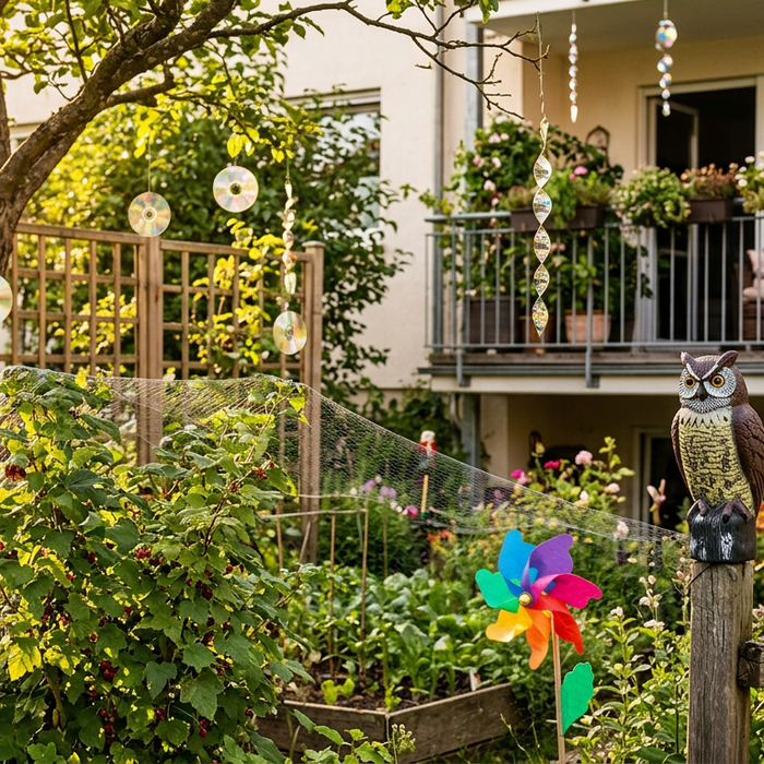 Vögel vom Balkon und Garten fernhalten: Was erlaubt ist und was hilft