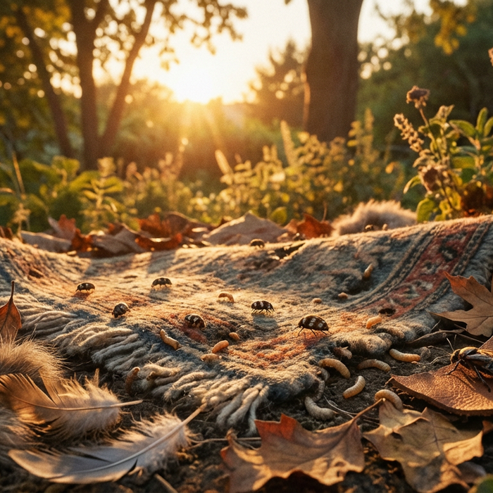 Was fressen Teppichkäfer? Der ultimative Guide zum Speiseplan