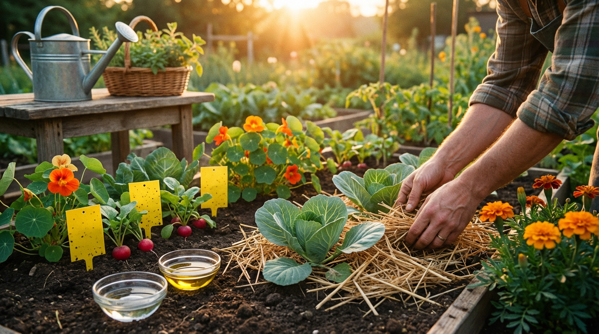 Erdflöhe bekämpfen: Mulchen & Bodenpflege für gesunde Gärten