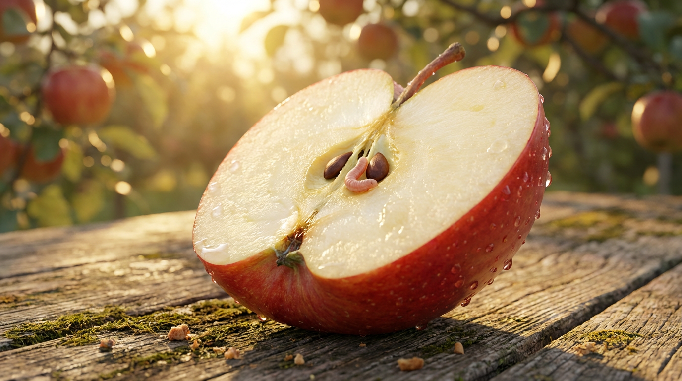 Wurm im Apfel? Apfelwickler und andere Schädlinge erkennen