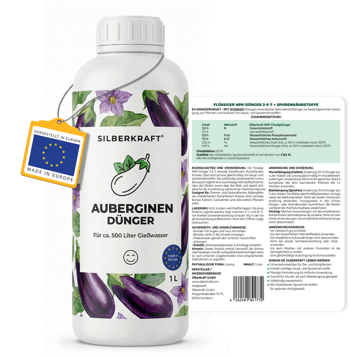 Auberginen-Dünger - Silberkraft