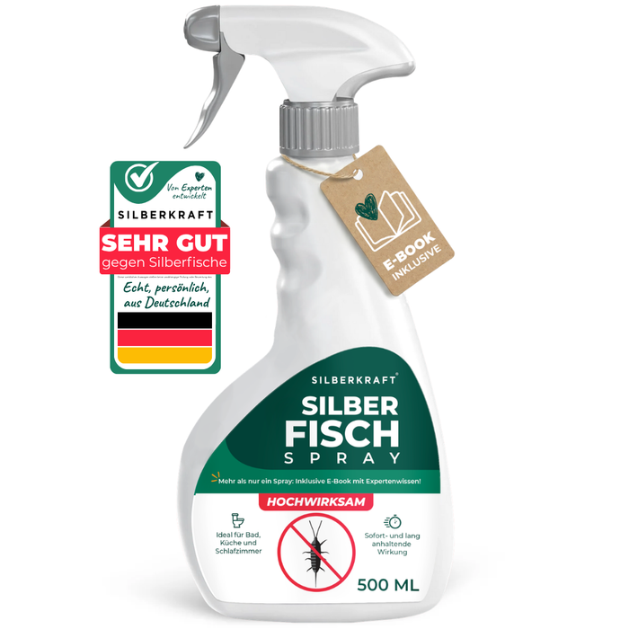 Silberkraft Silberfisch Spray 500ml inkl. E-Book