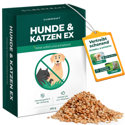 Hunde & Katzen Stopp Ex Granulat - Silberkraft