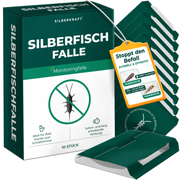 Silberfischfallen Silberfische & Papierfische bekämpfen 10 Stück