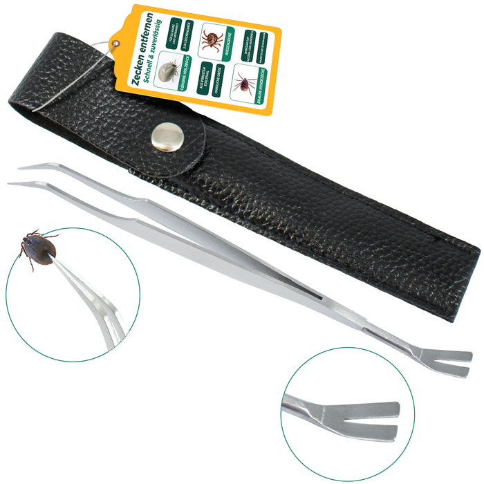 Zeckenzange Zeckenpinzette gegen Zecken