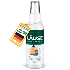 Kopfläusespray | Läuseabwehrspray Spray gegen Läuse / Kopfläuse - Silberkraft