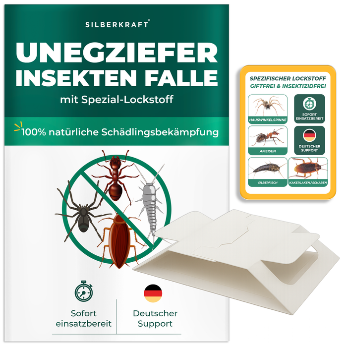 Ungeziefer/ Insektenfalle mit Spezial-Lockstoff