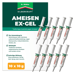 Ameisen-Ex Gel: Sofortige Lösung gegen Ameisenbefall im Innen- und Außenbereich - Silberkraft