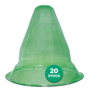 Pflanzenhut für Jung- und kleinere Beetpflanzen: Hochwirksamer Pflanzenschutz gegen Sonne, Frost, Wind, Hagel und Schnecken - Silberkraft