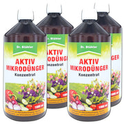 Concentrato microfertilizzante attivo - fertilizzante organico NK, liquido