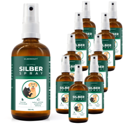 Kolloidales Silberspray 100 ml - Spray zur Wundheilung - Hautpflege bei Ungezieferbefall, Juckreiz, Infektionen, Entzündungen - für Hunde, Katzen, Nagetiere und andere Haustiere