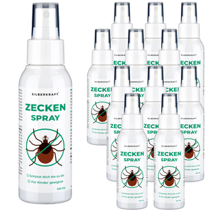 Zeckenspray Zeckenschutz - Anti Zecken Spray - Silberkraft