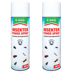 Insekten-Power Spray: Effektive Lösung für kriechende und fliegende Ungeziefer wie Schaben und Motten - Silberkraft