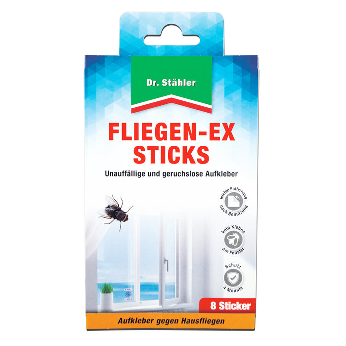 Fliegen-Ex Sticks - Unauffällige und geruchlose Fliegenbekämpfung