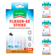 Fly-Ex Sticks: controllo delle mosche discreto e inodore