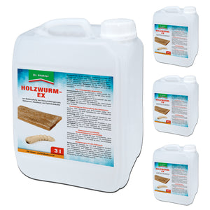 Effektives Holzwurm-Ex-Spray: Zuverlässiger Schutz vor Holzschädlingen wie dem Holzwurm, Hausbock und Splintholzkäfer - Silberkraft