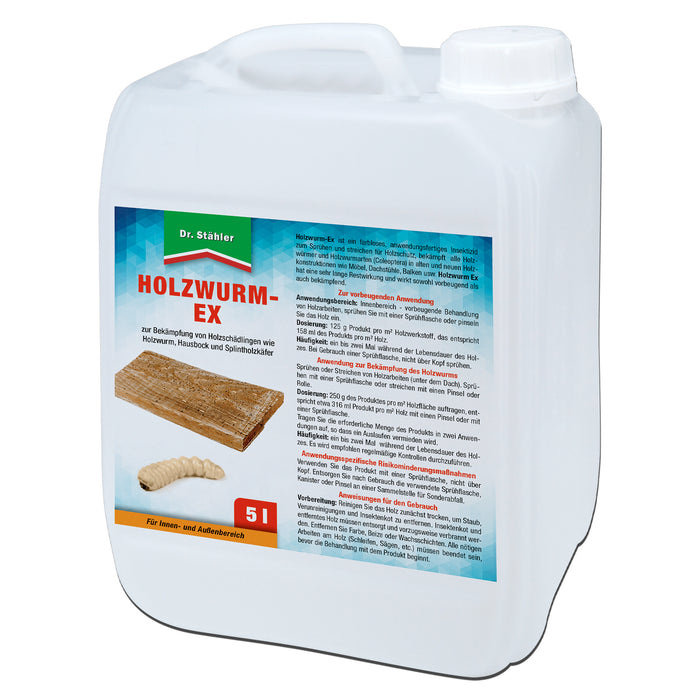 Effektives Holzwurm-Ex-Spray: Zuverlässiger Schutz vor Holzschädlingen wie dem Holzwurm, Hausbock und Splintholzkäfer