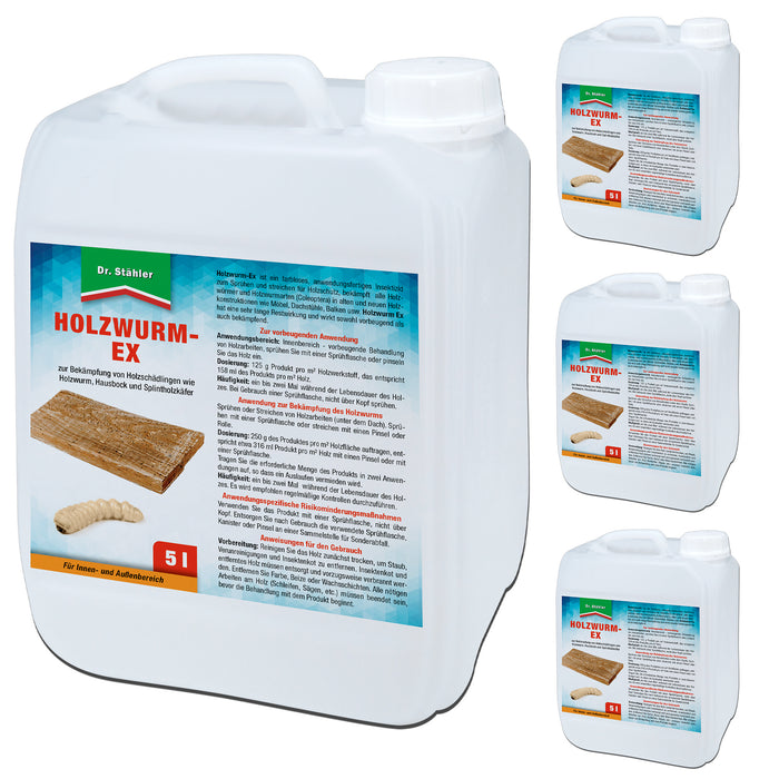 Effektives Holzwurm-Ex-Spray: Zuverlässiger Schutz vor Holzschädlingen wie dem Holzwurm, Hausbock und Splintholzkäfer