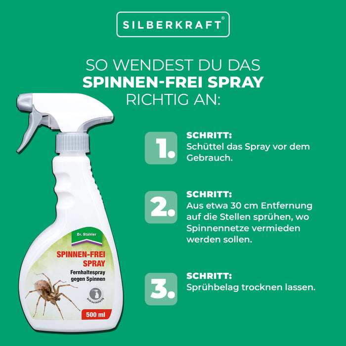 Spider-Free Spray : Spray répulsif efficace contre les araignées