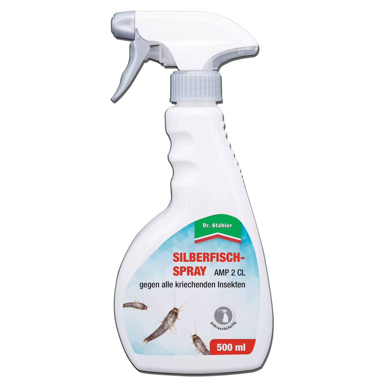 Hochwirksames Silberfisch-Spray gegen Silberfische und andere kriechende Insekten im Haus