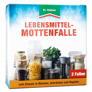 Zuverlässige Lebensmittel-Mottenfalle: Effektiver Mottenschutz für Küchen und Vorratsschränke - Silberkraft