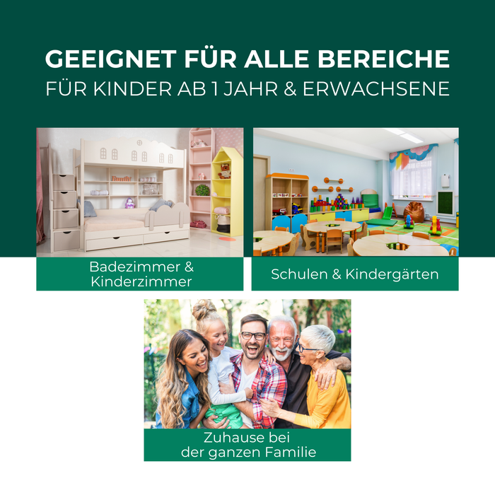 Kopfläuse-Shampoo - Läuseshampoo für Kinder & Erwachsene inkl. Nissenkamm Läuse Shampoo