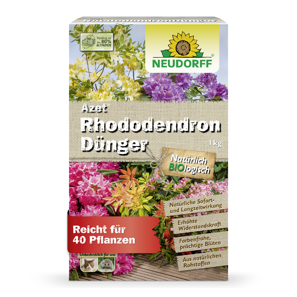 rhododendron kahle äste Neudorff Azet RhododendronDünger — Silberkraft